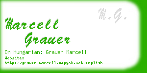 marcell grauer business card